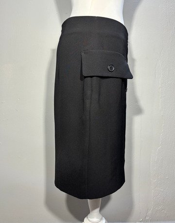 Donnaeffe Milano Black Skirt- Size UK18