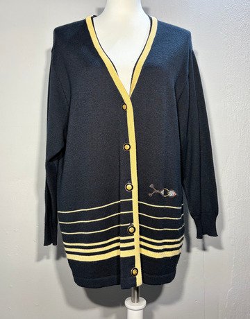 Eugen Klein Navy Blue Cardigan- Size USA16 / UK 20