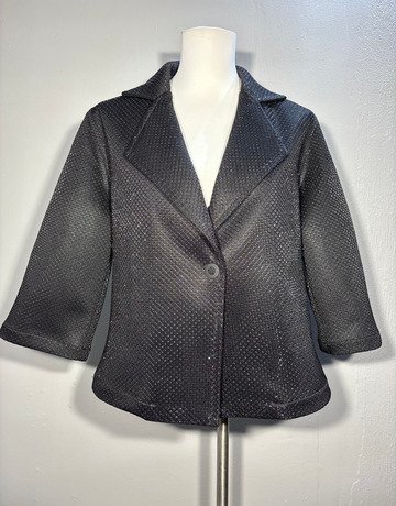 Hugo Flear Black Shimmer Jacket- Size 3