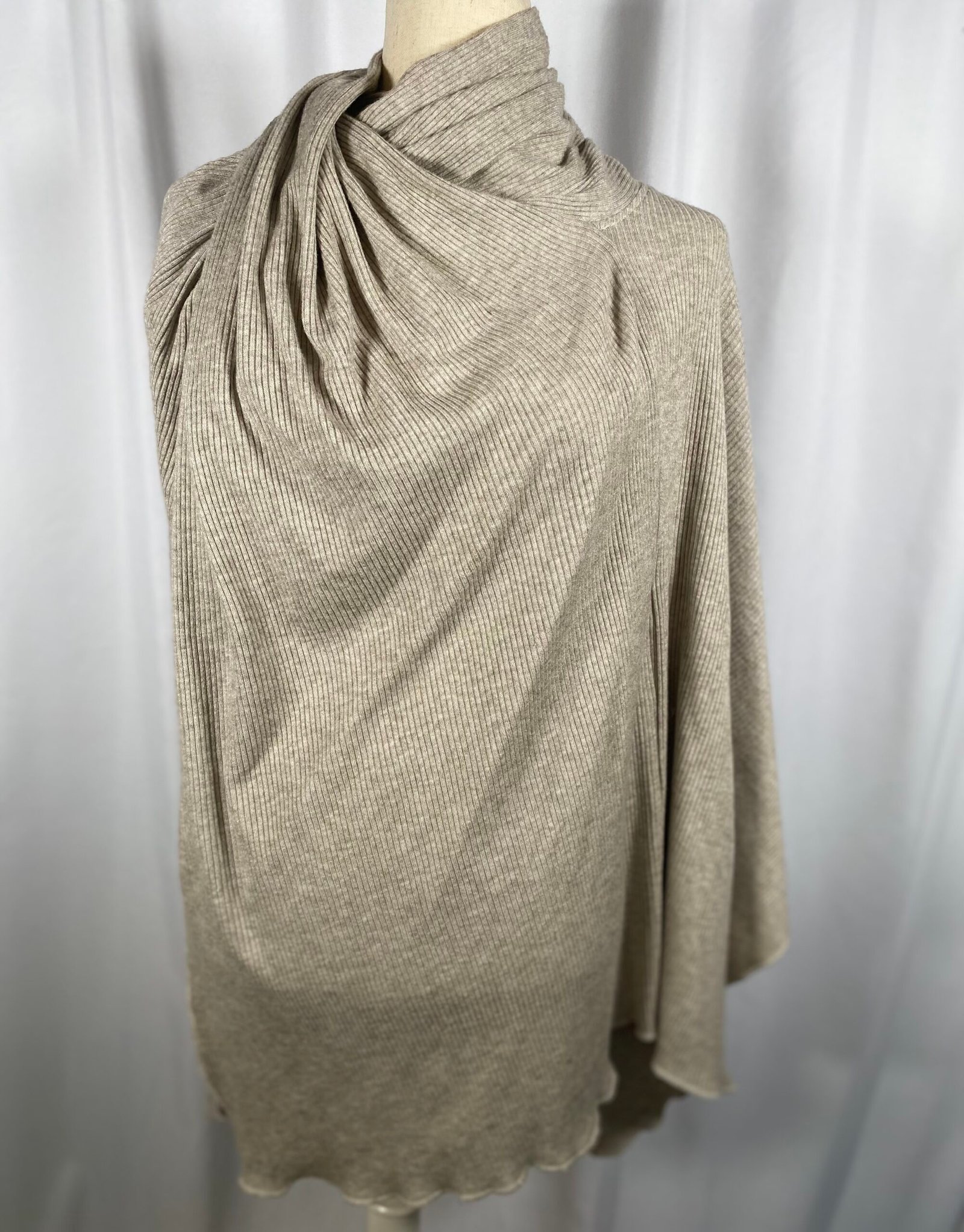 Smudj Cotton Poncho - Size: Free Size