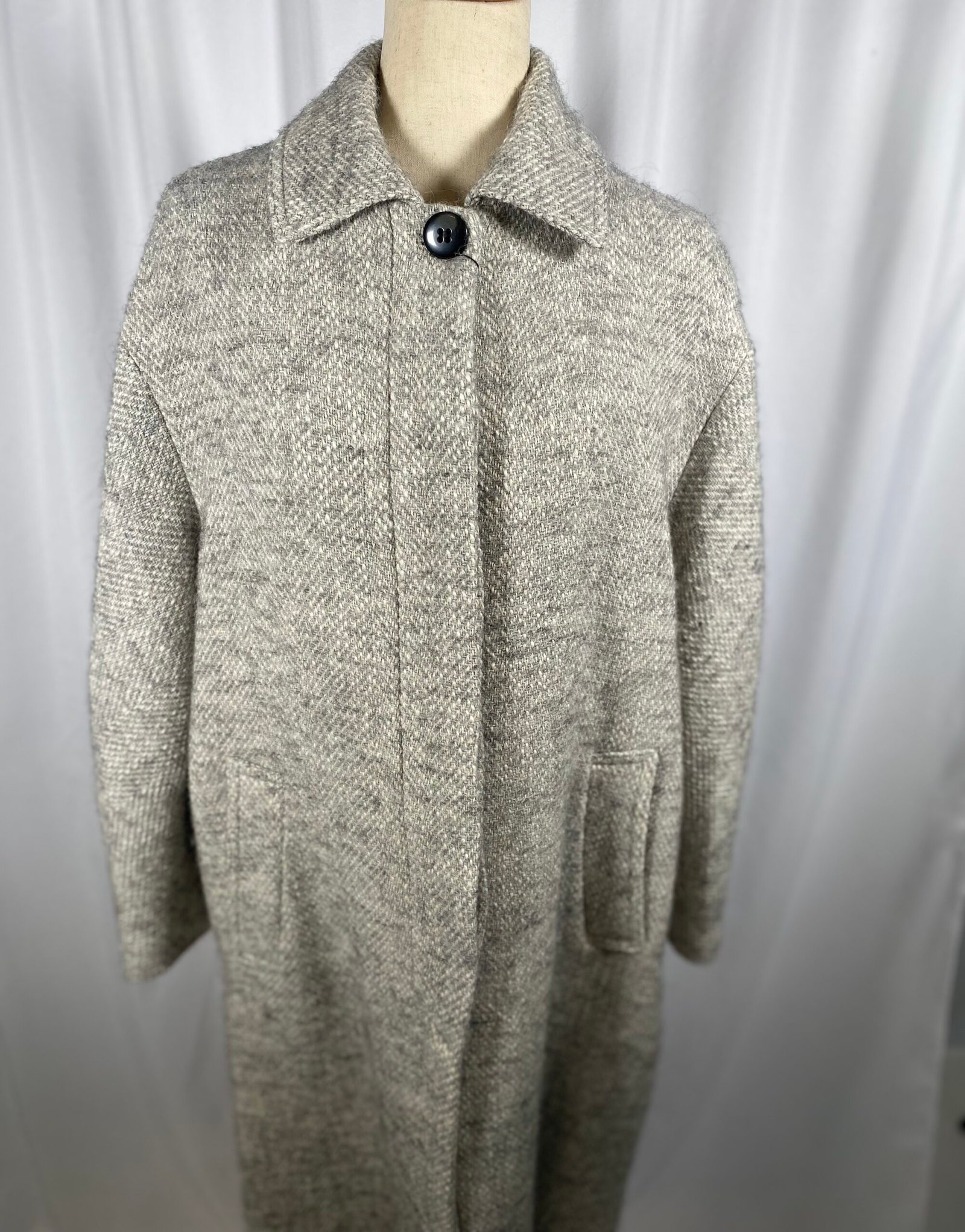Zara Coat Wool Blend (New with Tag & lined) - Size: M