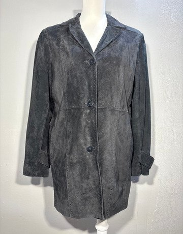 Ashbury Leather Black Jacket- Size Small