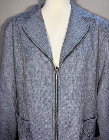 The Platinum Label Blue Jacket- Vintage Size UK 40 / 16 ( Will Fit Size UK 14/Size 38)