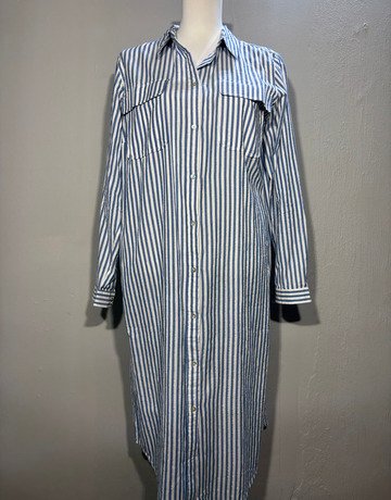 R Ninety Fifth Blue Pure Cotton Dress- Size 42