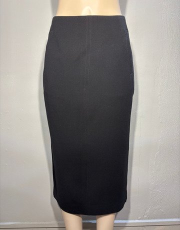 Witchery Black Viscose Blend Skirt- Size 10