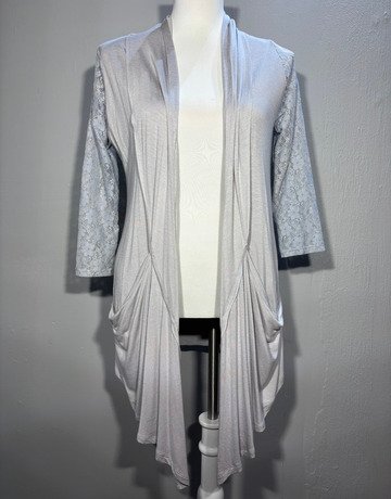 Balu Grey/Blue Cardigan- Size Large