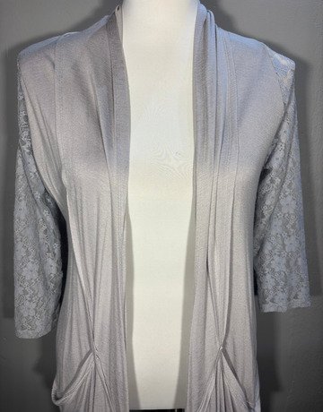 Balu Grey/Blue Cardigan- Size Large