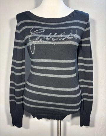 Guess Black Cotton Top- Size Medium