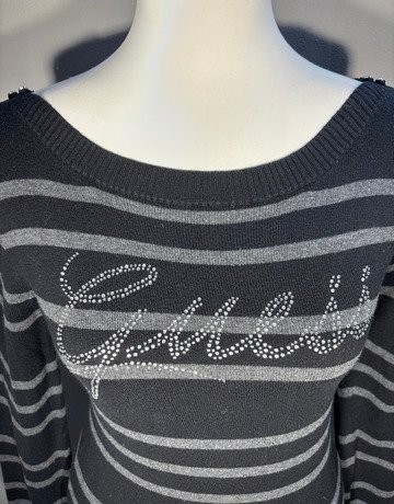 Guess Black Cotton Top- Size Medium