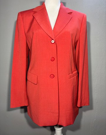 Gerry Weber Red Wool Blend Jacket- Size 12