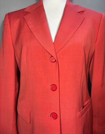 Gerry Weber Red Wool Blend Jacket- Size 12