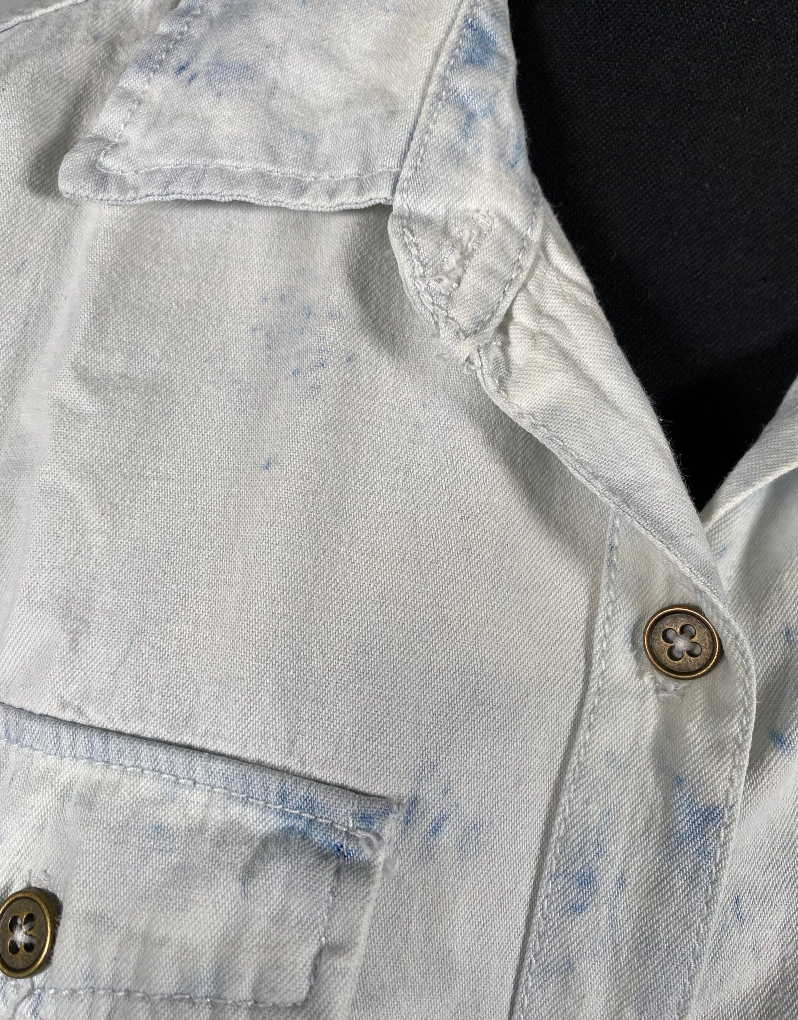 Forever 21 Bleached Denim Blouse – Size 10