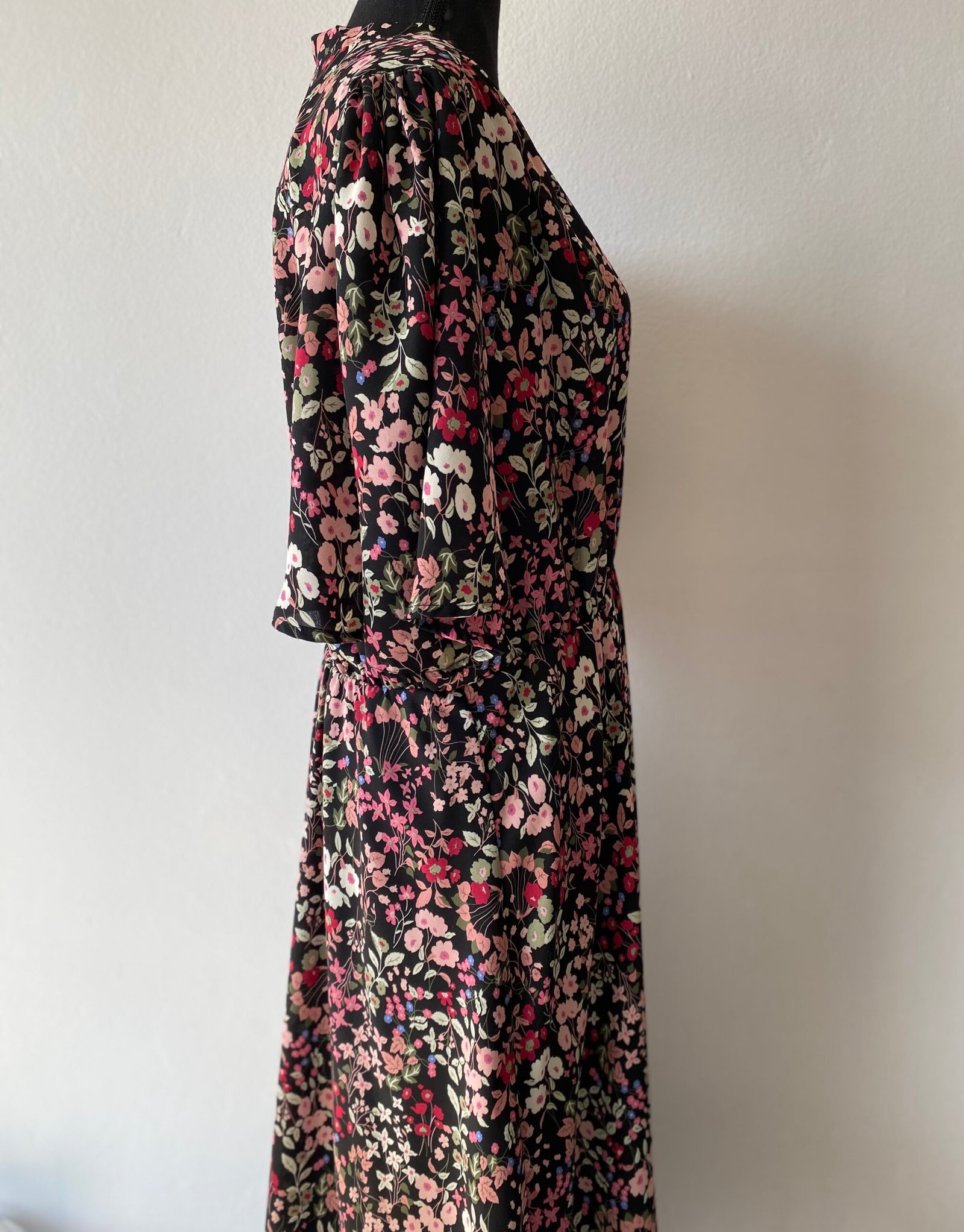 GLARE Modern Vintage Chiffon Dress – Size: 16