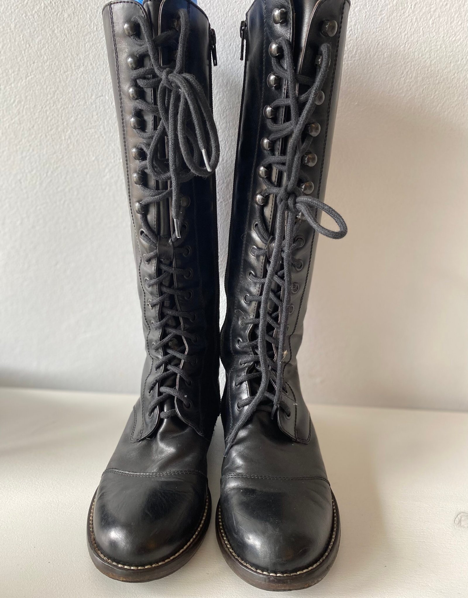 Superga Long Leather Boots - Size: 4/37