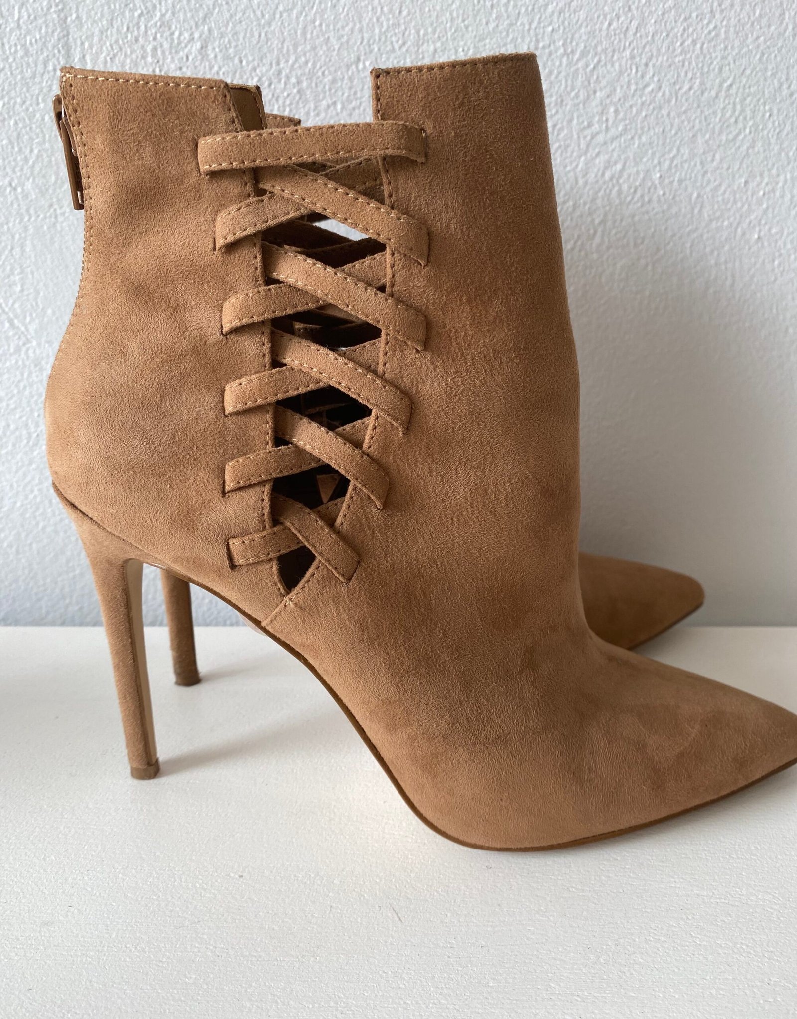 Aldo, Suede Leather Ankle Boots – Size: 6/39