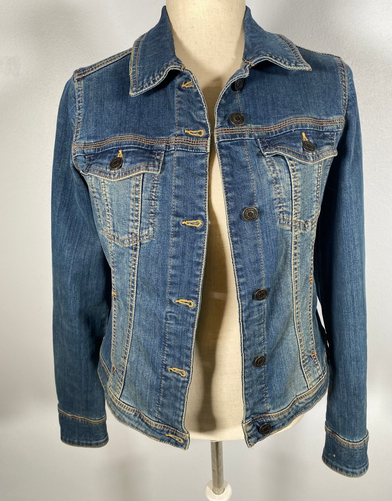 Mango Denim Jacket - Size: Euro 12