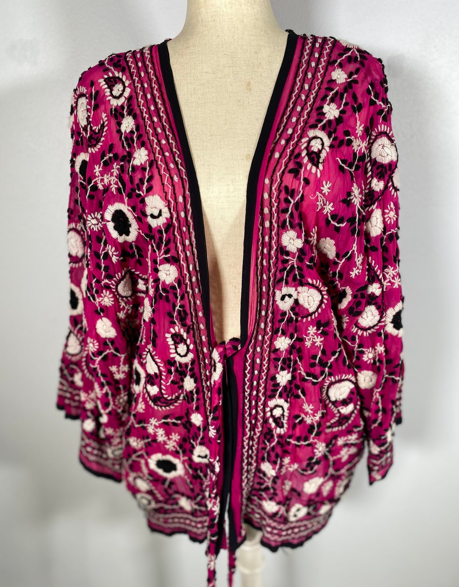 Gypsy Rose Jacket (with detailed embroidery) - Free Size