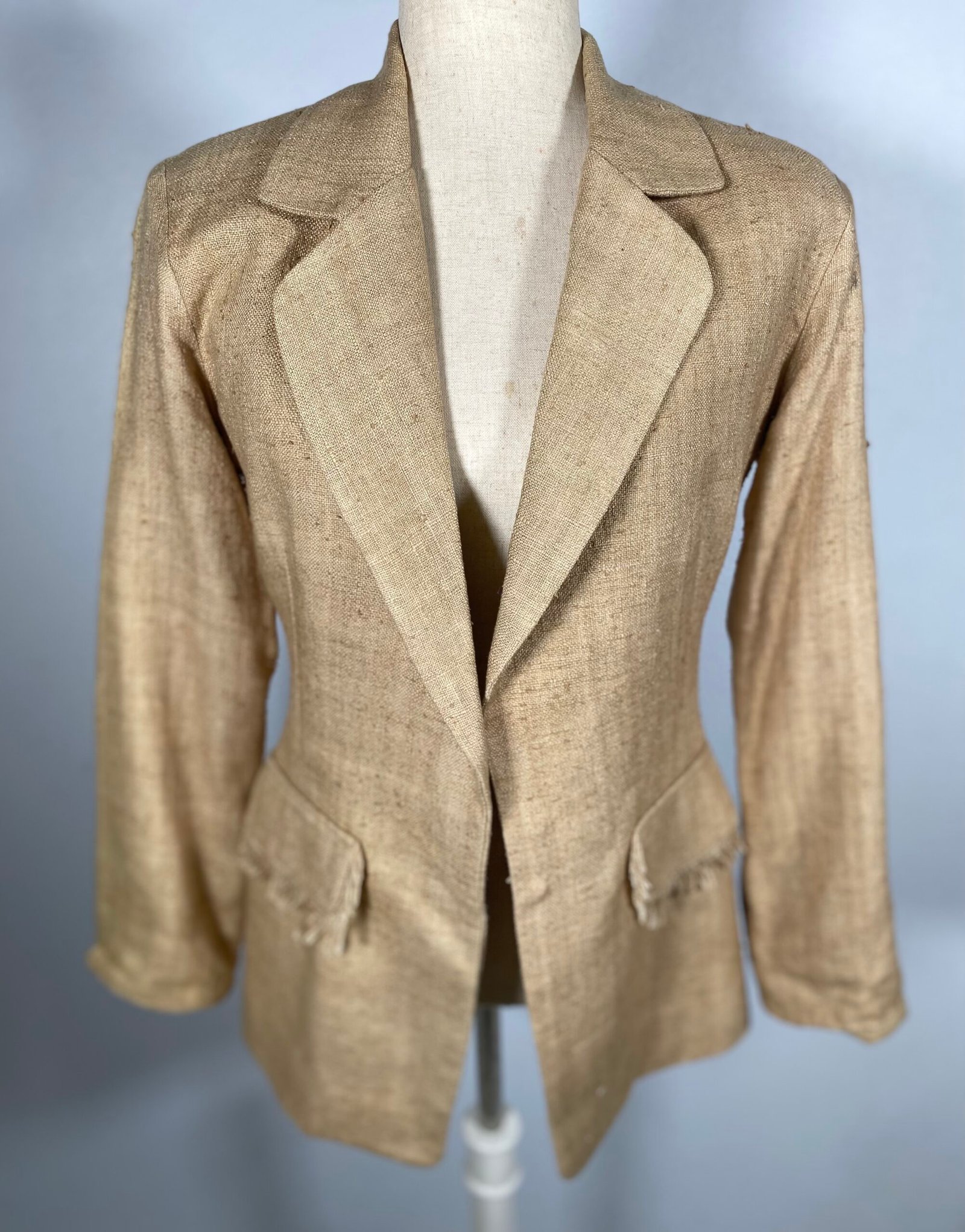 Bianca 100% Rough Silk Jacket (made in India) - Size: 10