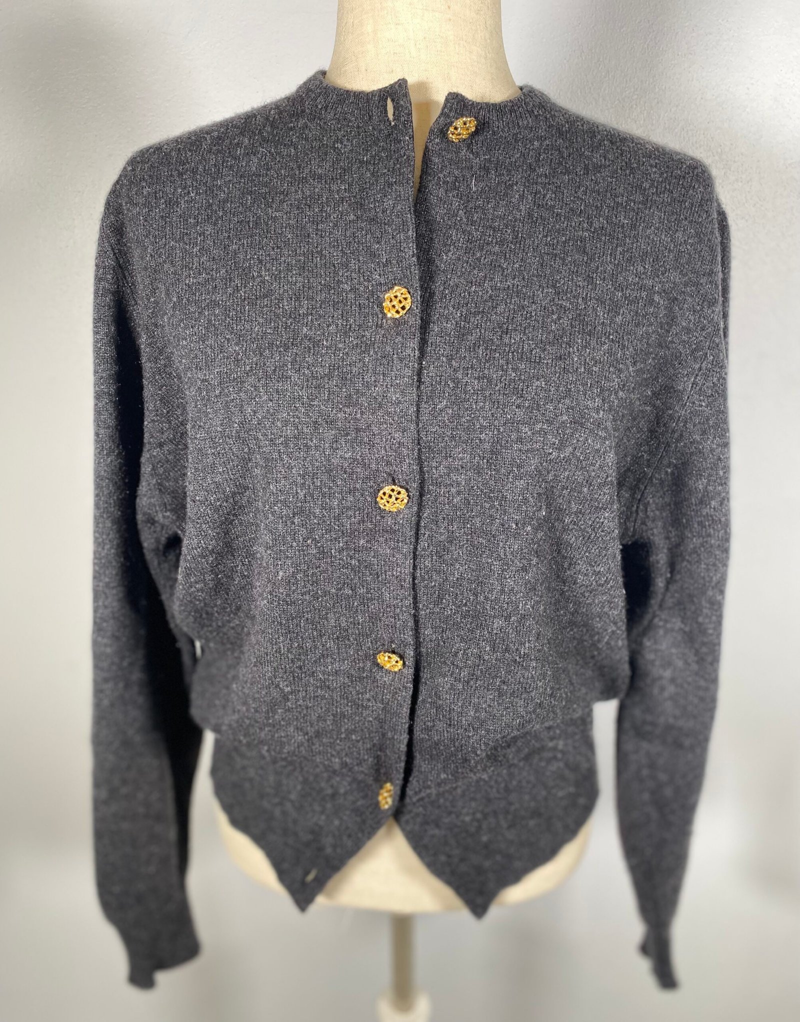 McArthur 100% Cashmere Cardigan (made in Edinburgh) - Size: 12