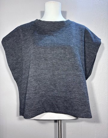 Desray Grey Wool Top- Size 38