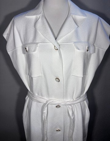 MNG White Dress- Size Extra-Large