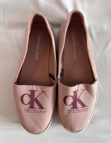Calvin Klein Pink Espadrilles- Size UK6