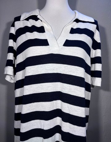 Country Road Black And White Cotton Blend Dress- Size Medium