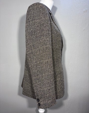 Delswa Brown And Black Jacket- Size 12