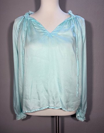 Zadig & Voltaire Turquoise Top- Size Medium