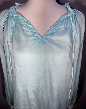 Zadig & Voltaire Turquoise Top- Size Medium