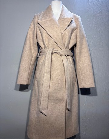 Forever New Beige Coat- Size 16