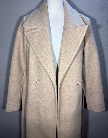 Forever New Beige Coat- Size 16