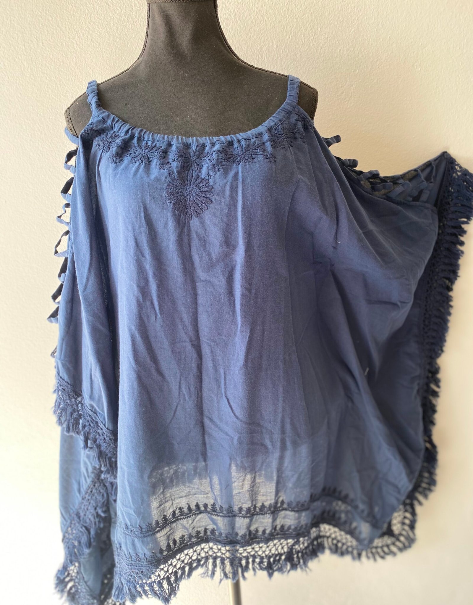 Manvi Cotton Blouse/Costume Cover Up - Size: 40
