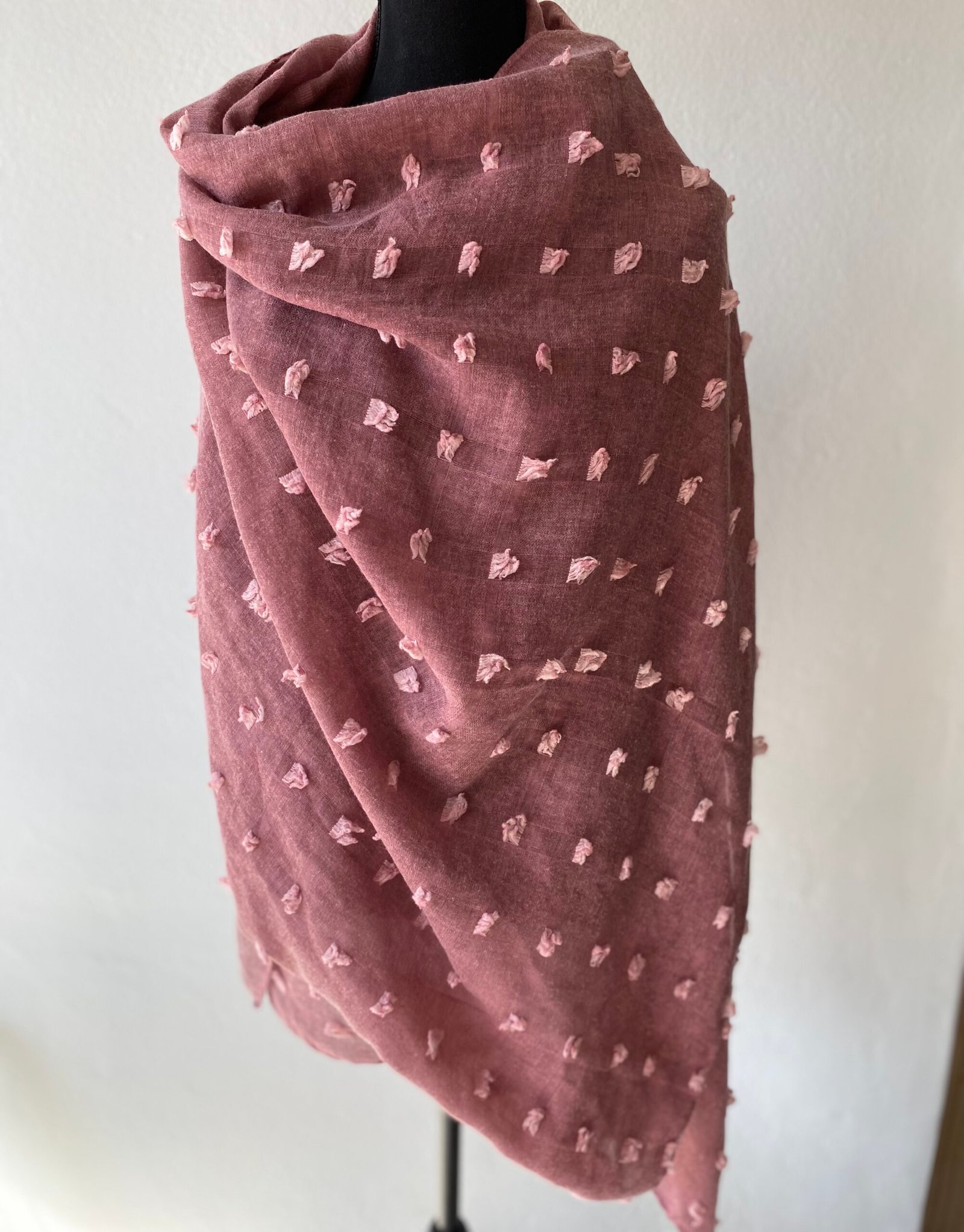 Pink Shawl (Cotton/No Brand) - Size: Large