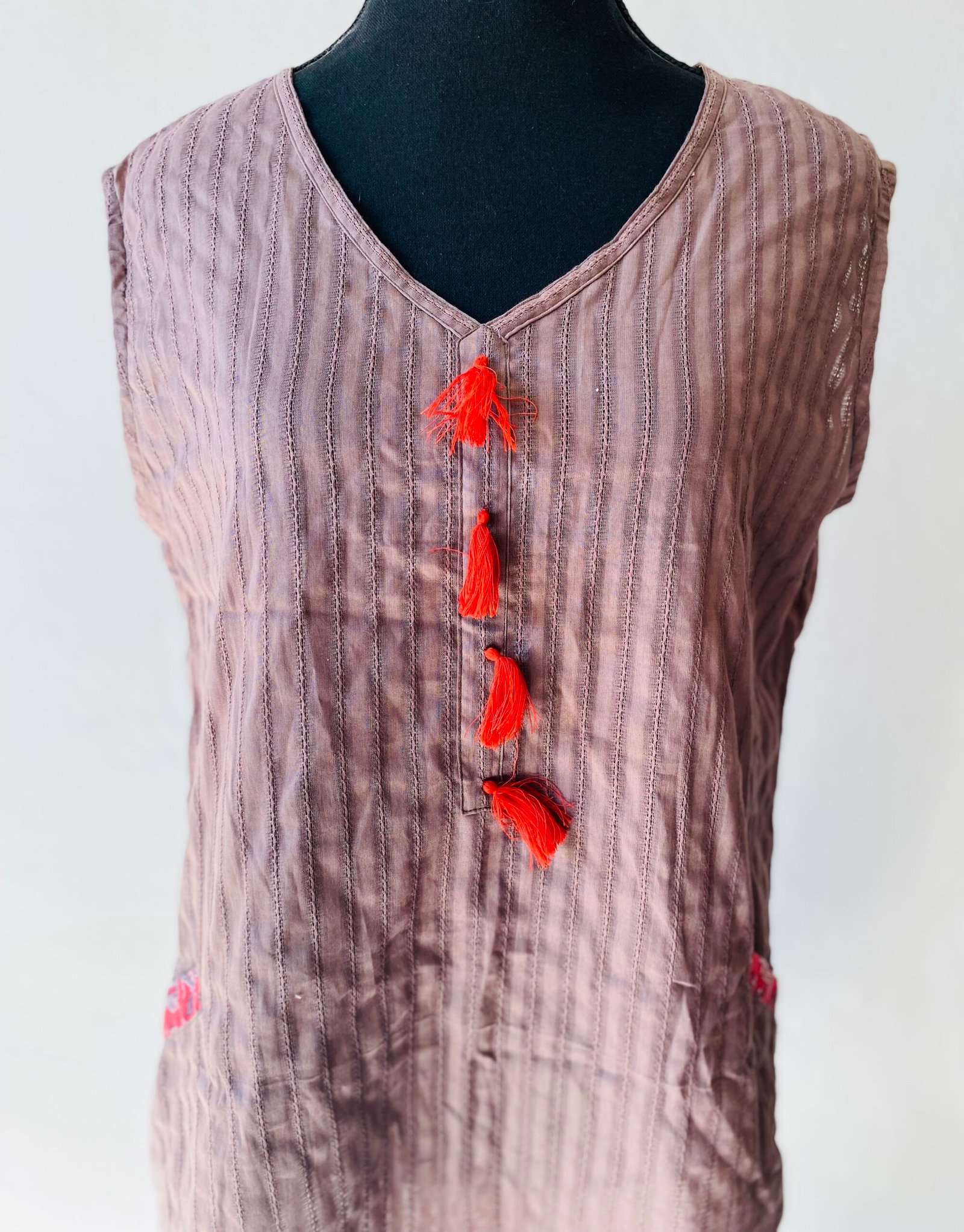 Gypsy Rose Cotton Dress - Size: 40