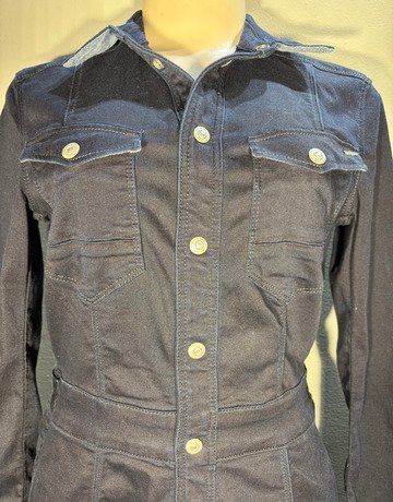 G-Star Navy Blue Cotton Blend Dress- Size Small