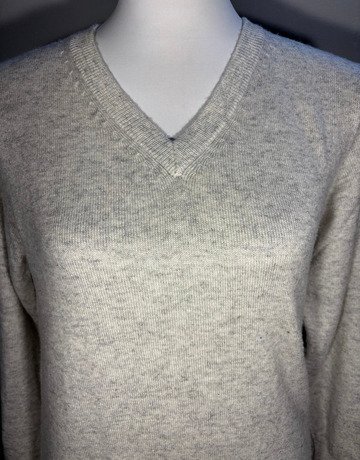 Helping Hands Grey Cashmere Top- Size Medium