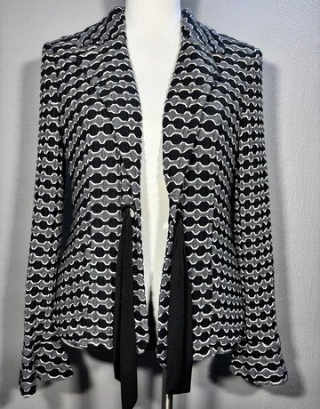 Peck And Peck Black And Grey Jacket- Size Large