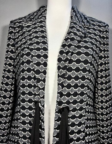 Peck And Peck Black And Grey Jacket- Size Large