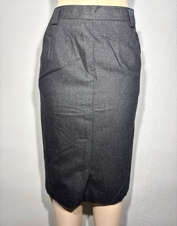 JOBIS Grey Viscose Skirt- Size Medium