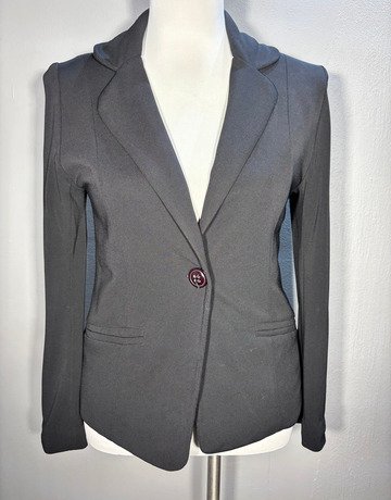 Pringle Black Viscose Jacket- Size Medium