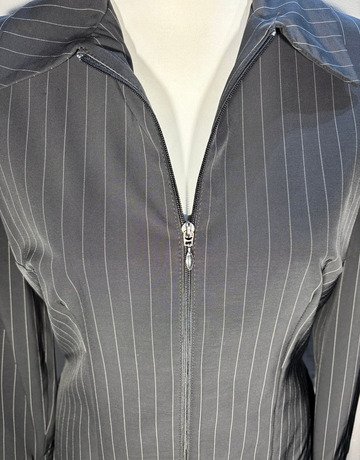J.C. Trigon Black And White Jacket- Size Medium