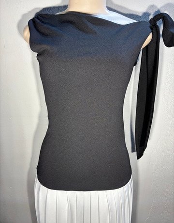 X&O Everywear Black And White Dress- Size Medium