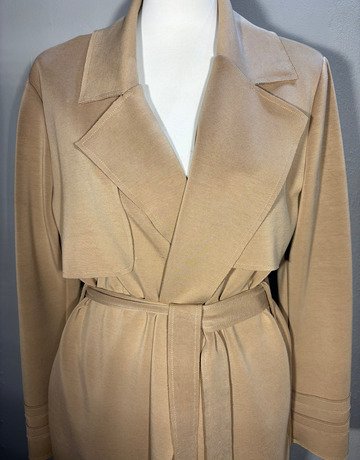 YAYA Women Brown Modal Blend Jacket- Size 40