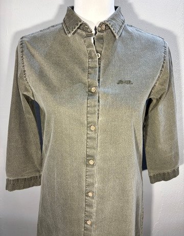 JEEP Green Cotton Dress- Size Medium