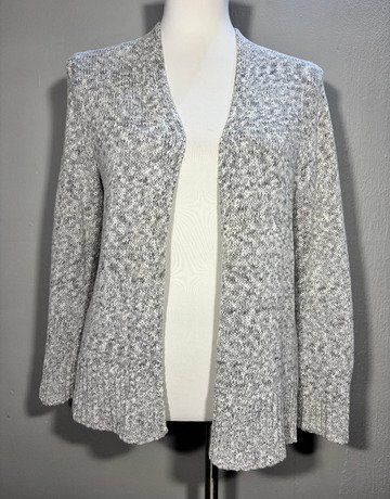 Loft Grey Cotton Blend Jacket- Size Small
