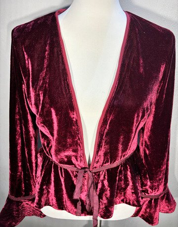 Stella Morgan Maroon Top- Size 12