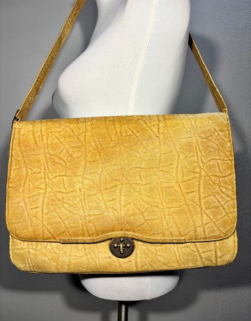 Phantasy Vintage Mustard Yellow Bag- Medium Size