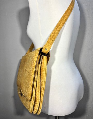 Phantasy Vintage Mustard Yellow Bag- Medium Size