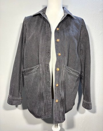 WILL Forever Black Denim Jacket- Size Medium